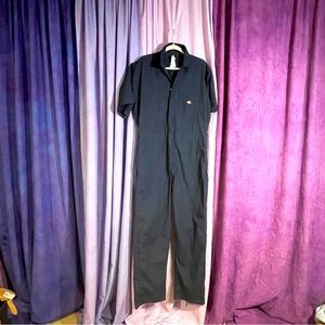 Dickies Navy Short Sleeve Jumpsuit